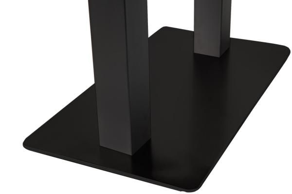 Tisch dunkelbraun 120x80cm